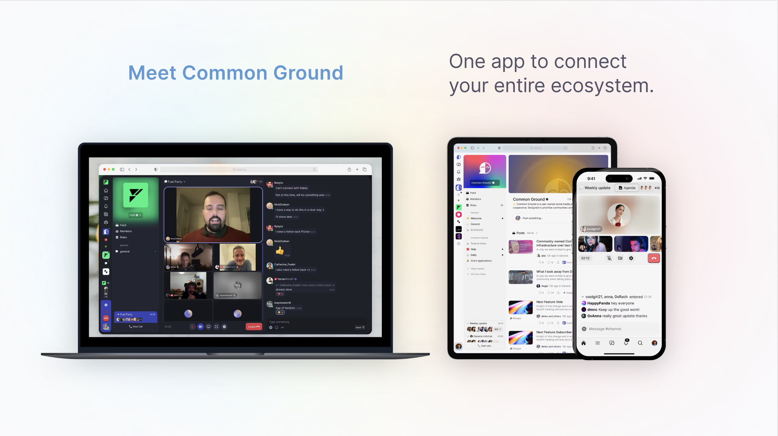 Common Ground Product Suite